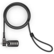 Compulocks, Cilindro con Chiavi Uguali, 25EC, Nero, Per Dispositivi di Sicurezza PC