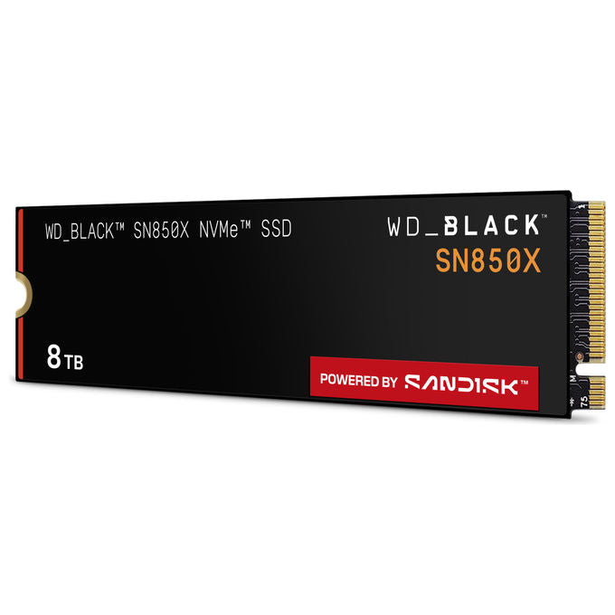 Western Digital, SSD 8 TB, NVMe PCIe 4.0, WD_BLACK SN850X, Interno, M.2