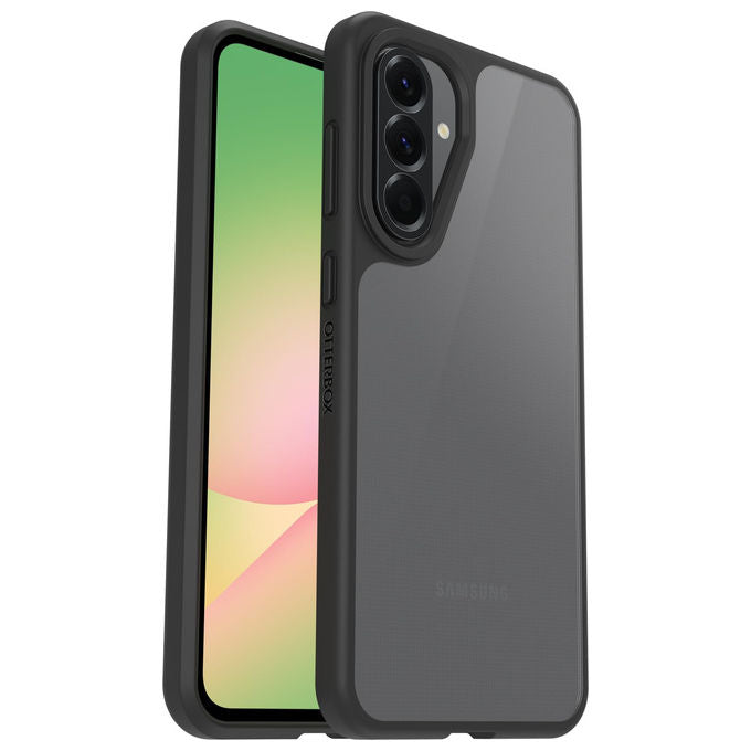 OtterBox, Cover React Series, Samsung Galaxy A56 5G, Ultrasottile, Nero e Trasparente