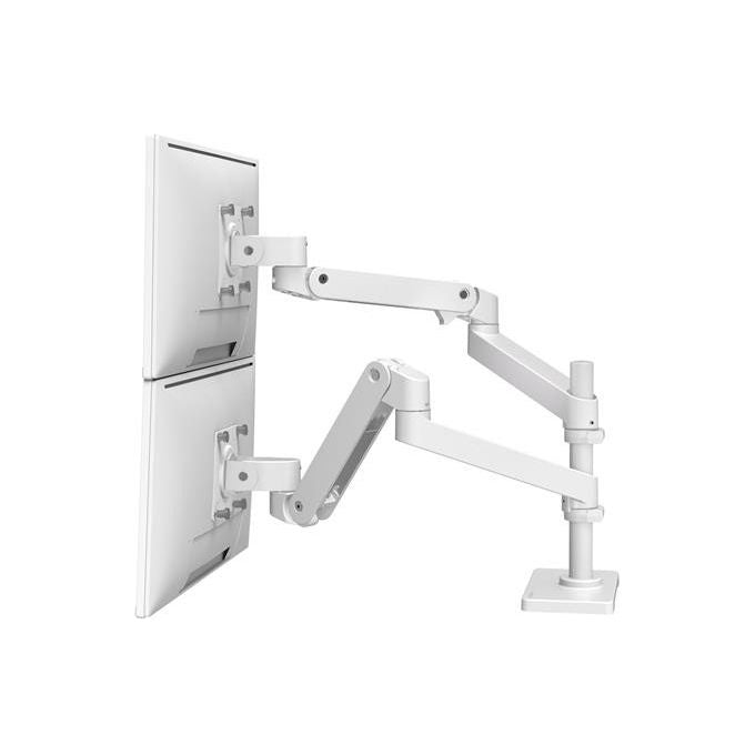 Ergotron, Supporto Monitor Scrivania, 27'', Bianco, Alluminio, LX Pro Series 45-690-290