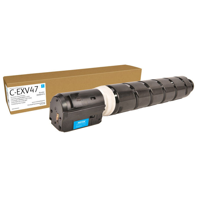 Xerox, Toner Rigenerato Ciano, Compatibile con Canon C-EXV47 8517B002, Capacita' Standard
