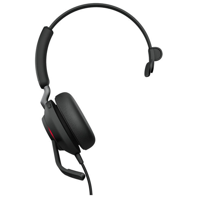 Jabra Evolve2 40 SE, Cuffie Mono Cablate, USB-C-A, Ufficio, Nero