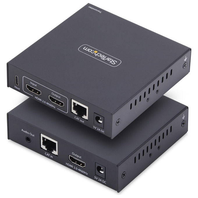 StarTech.com, Kit Extender KVM HDMI IP, 4K 60Hz, USB Ethernet Cat6, Trasmettitore e Ricevitore