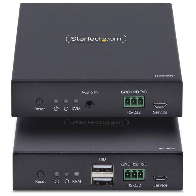 StarTech.com, Kit Extender KVM HDMI IP, 4K 60Hz, USB Ethernet Cat6, Trasmettitore e Ricevitore