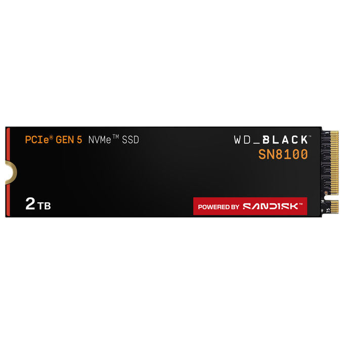 Western Digital Black SN8100, 2 TB, SSD NVMe PCIe 5.0, M.2 2280