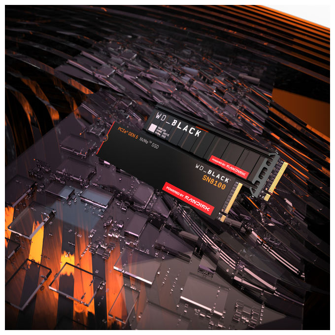 Western Digital Black SN8100, 2 TB, SSD NVMe PCIe 5.0, M.2 2280