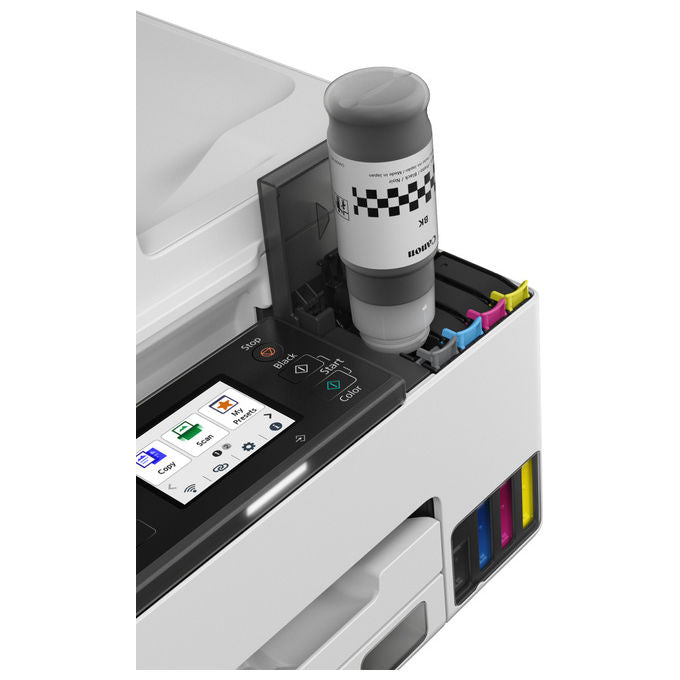 Canon GX2050 MAXIFY Stampante Multifunzione Inkjet A4 Wi-Fi Ethernet Fax Fronte Retro 600x1200 DPI 15 ipm colore Nero Bianco