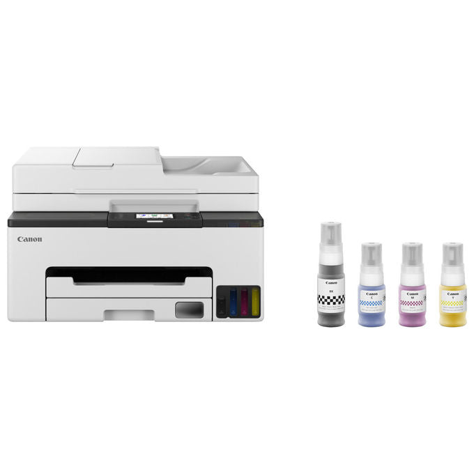 Canon GX2050 MAXIFY Stampante Multifunzione Inkjet A4 Wi-Fi Ethernet Fax Fronte Retro 600x1200 DPI 15 ipm colore Nero Bianco