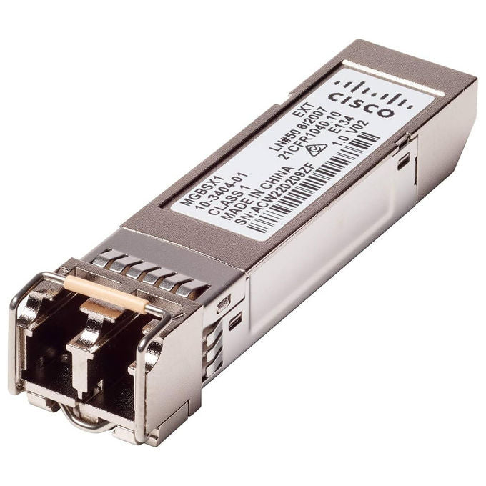 Cisco, Ricetrasmettitore SFP, 1000BASE-T, velocita' per porte 10G, Nero