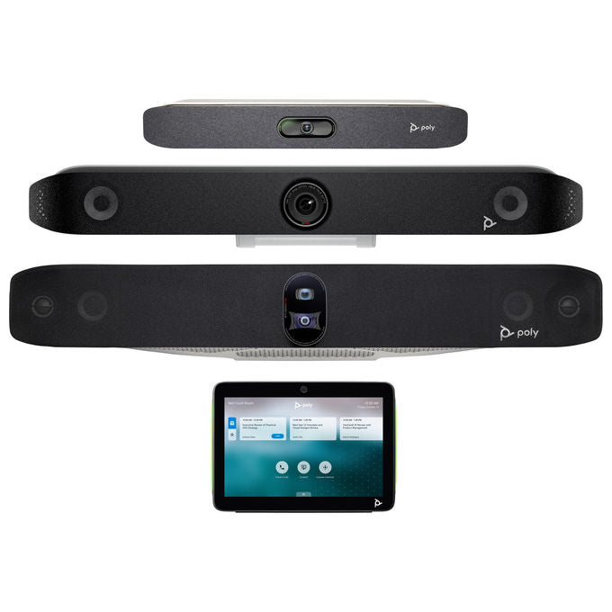 Hp Poly Studio X32, Video Bar All-In-One, 4K Ultra HD, Nero