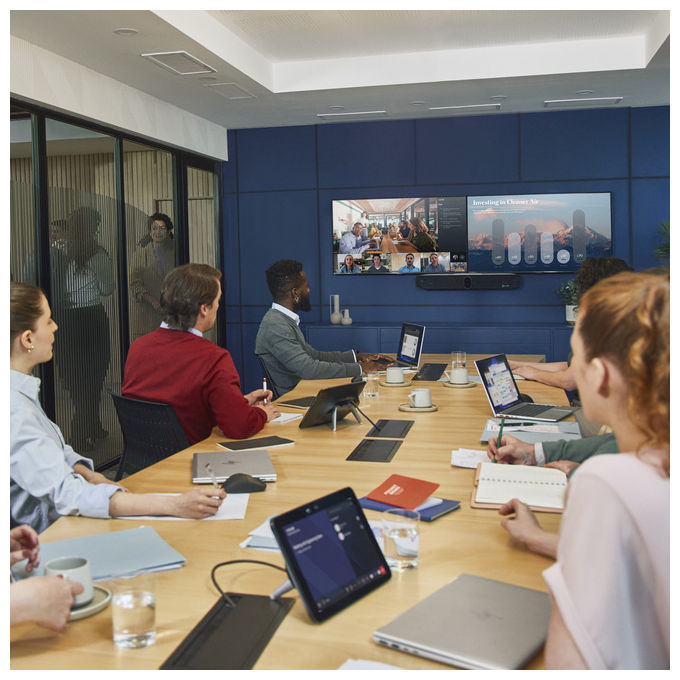 HP Poly Studio X72, Barra Video All-In-One, Certificata Zoom Microsoft Teams, Nero