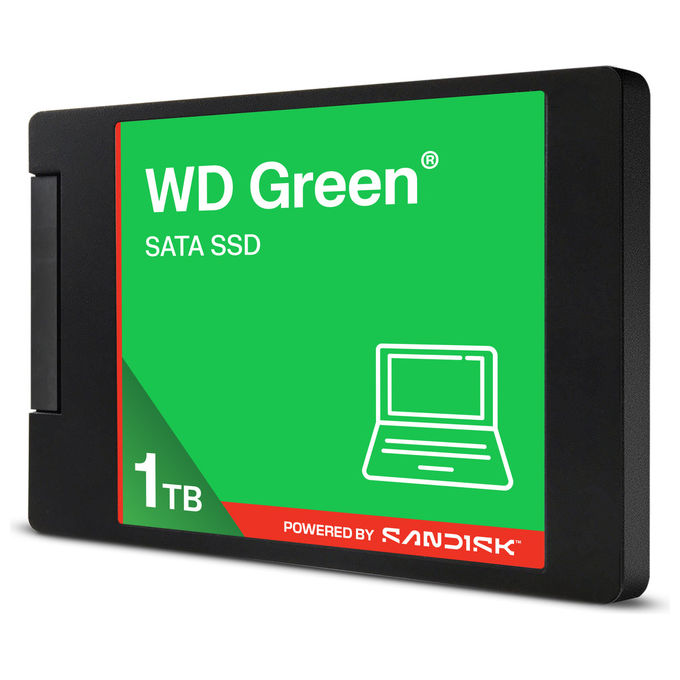 Sandisk, SSD 1TB, 2.5 pollici, Interno Sata III, WDS100T5G0A