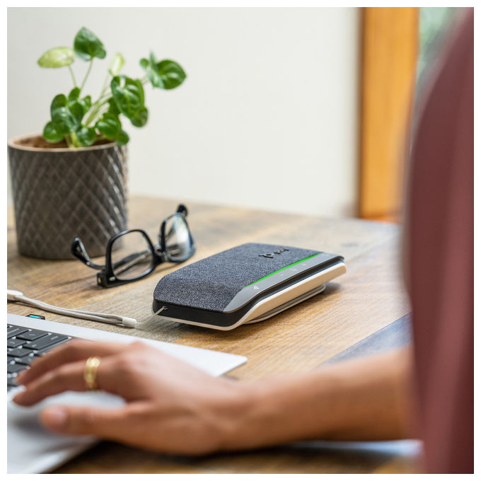 HP Poly, Speakerphone, Adattatore USB-C-A, Sync 20-M, Nero, Bluetooth, Ricarica Smartphone