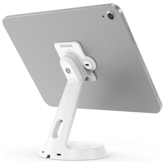 Compulocks, Supporto Antifurto Tablet Universale, Fino a 15 Pollici, Alluminio Bianco