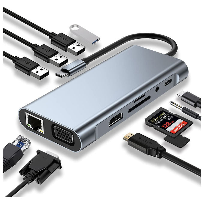 Custom, Display Cliente, 11.6 Pollici, Nero, USB-C