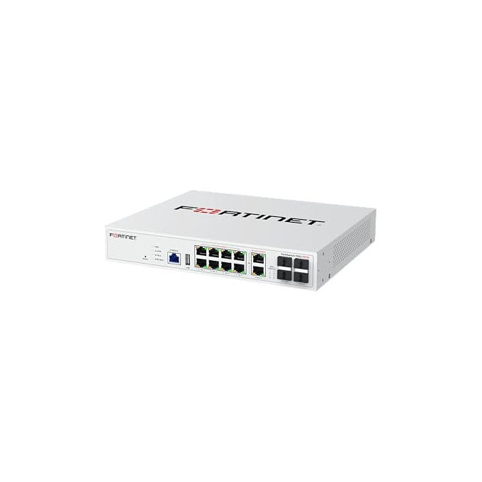Fortinet, Switch Gigabit PoE+, 8 Porte, 2 Porte SFP, Gestito, FS-110G-FPOE