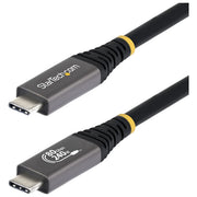 StarTech.com, Cavo USB4, 50cm, USB-C, 80Gbps, 240W, 8K 120Hz, Compatibile Thunderbolt 4, Nero