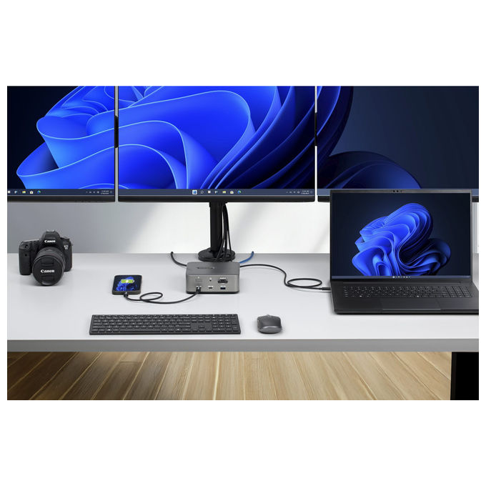 StarTech.com, Docking Station Thunderbolt 5, Grigia, Compatibile Thunderbolt 4 e USB4, Ricarica 140W