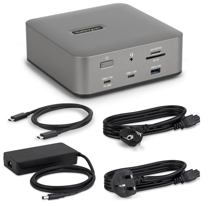 StarTech.com, Docking Station Thunderbolt 5, Grigia, Compatibile Thunderbolt 4 e USB4, Ricarica 140W