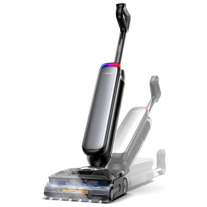 Tineco CQ42380 Floor One S9 Artist Steam Pro Aspirapolvere Verticale 3in1 Senza Sacchetto Batteria 90 min HyperSteam 160°C 22 kPa colore Nero Argento