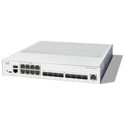 Cisco, Switch di Rete Catalyst 1300X, 8 Porte 5G + 16 Porte 1G UPoE, Uplink 4 x 10G SFP+, Stacking 25G