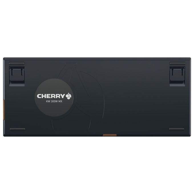 Cherry, Tastiera Meccanica Wireless, Compatta 75%, CHERRY MX2A Silent Red PBT, Nero Rame Grigio