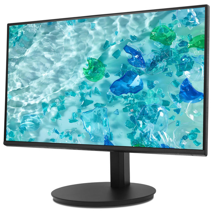 Acer, Monitor da ufficio Full HD 23.8'', IPS 144Hz, Regolabile in altezza, Nero
