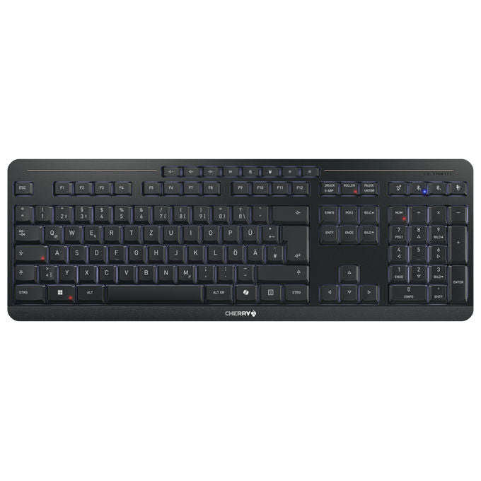 Cherry, Set Tastiera e Mouse, Wireless Bluetooth, QWERTZ Tedesco, Nero