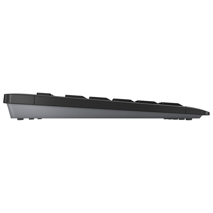 Cherry, KIT_ Desktop Wireless, Ergonomico, Nero, Spagnolo QWERTY con Mouse 4000 DPI