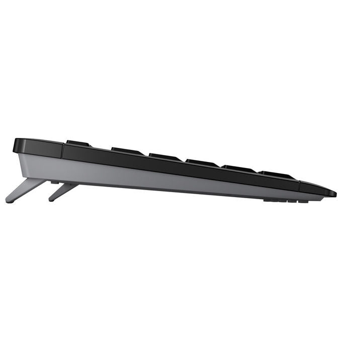 Cherry, KIT_ Desktop Wireless, Ergonomico, Nero, Spagnolo QWERTY con Mouse 4000 DPI