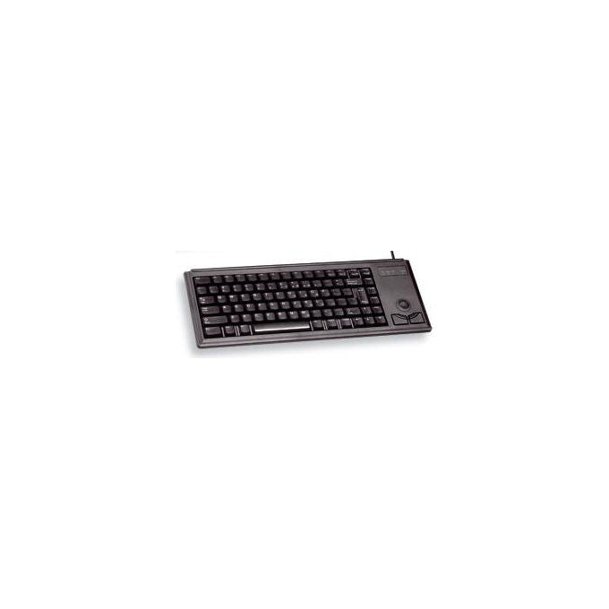 Cherry, Tastiera Compatta, QWERTY, USB, Nero