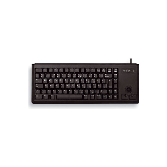 Cherry, Tastiera Compatta, QWERTY, USB, Nero