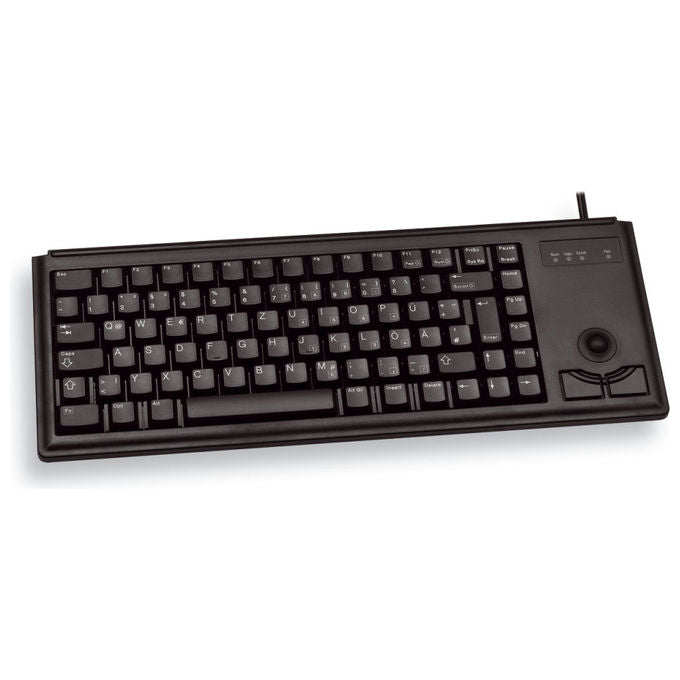 Cherry, Tastiera Compatta, QWERTY, USB, Nero