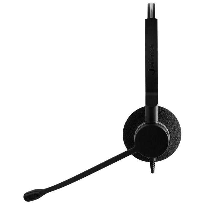 Jabra, Cuffie Binaurali USB-C, Bluetooth, Biz 2300, Nero, Microfono con cancellazione del rumore