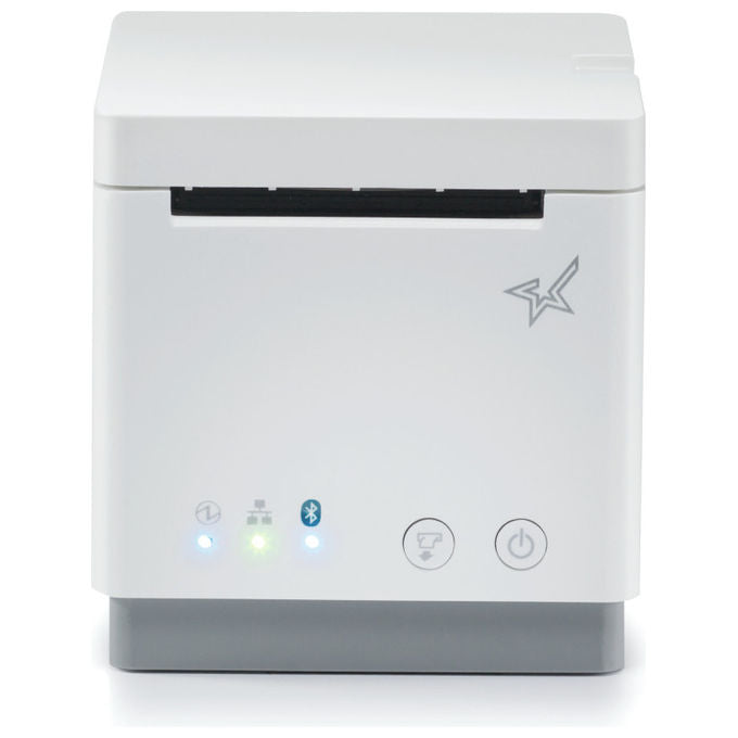 Star Micronics, Stampante Termica POS, mC-Print2, 203 x 203 DPI, Cablato e Wireless, Bianco