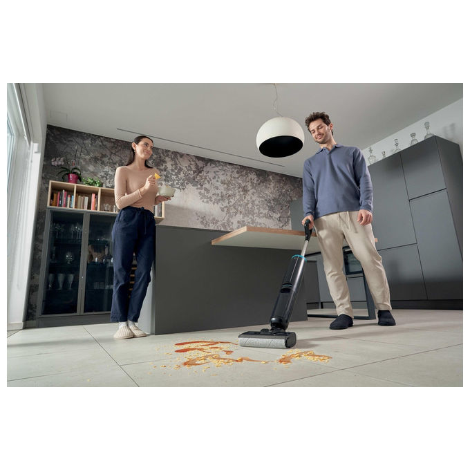 Hoover HW3Z00 011, Aspirapolvere Elettrica Senza Sacchetto, 0.55 L, 220 W, Nero