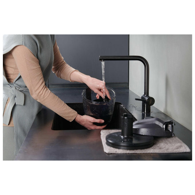 Hoover, Aspirapolvere a Traino, Senza Sacco, 700W, 2L, HPZ107HM 011, Nero-Grigio