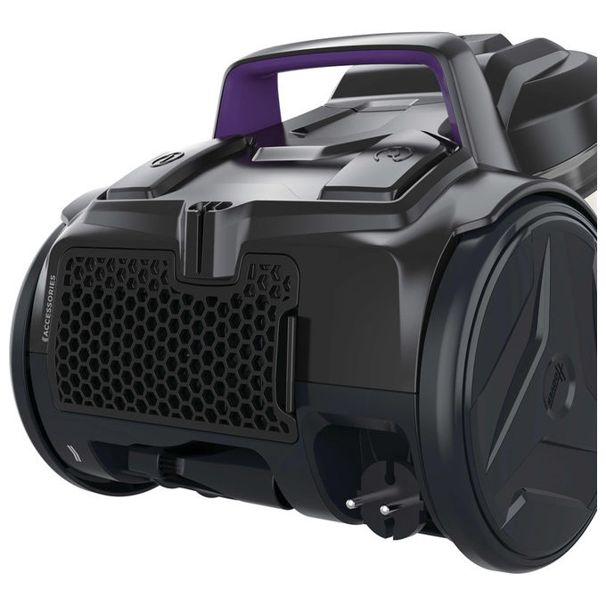 Hoover, Aspirapolvere a Traino, Senza Sacco, 700W, 2L, HPZ107HM 011, Nero-Grigio