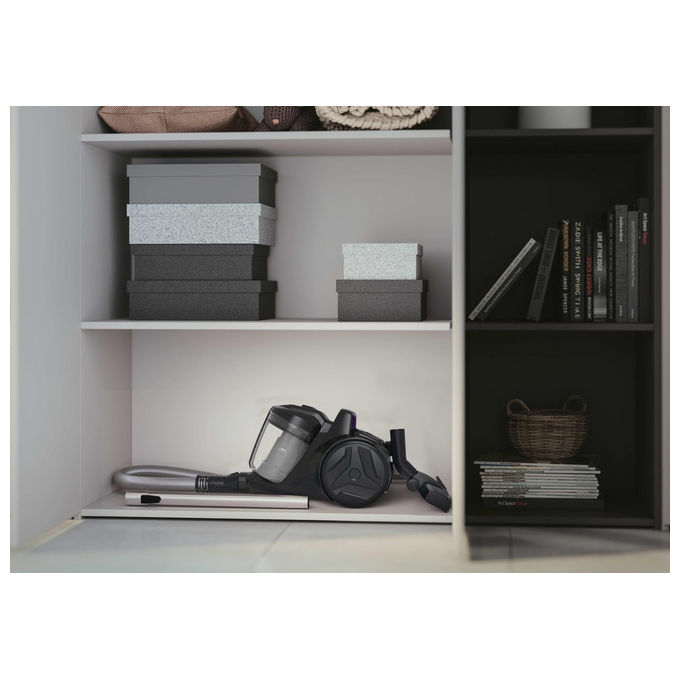 Hoover, Aspirapolvere a Traino, Senza Sacco, 700W, 2L, HPZ107HM 011, Nero-Grigio