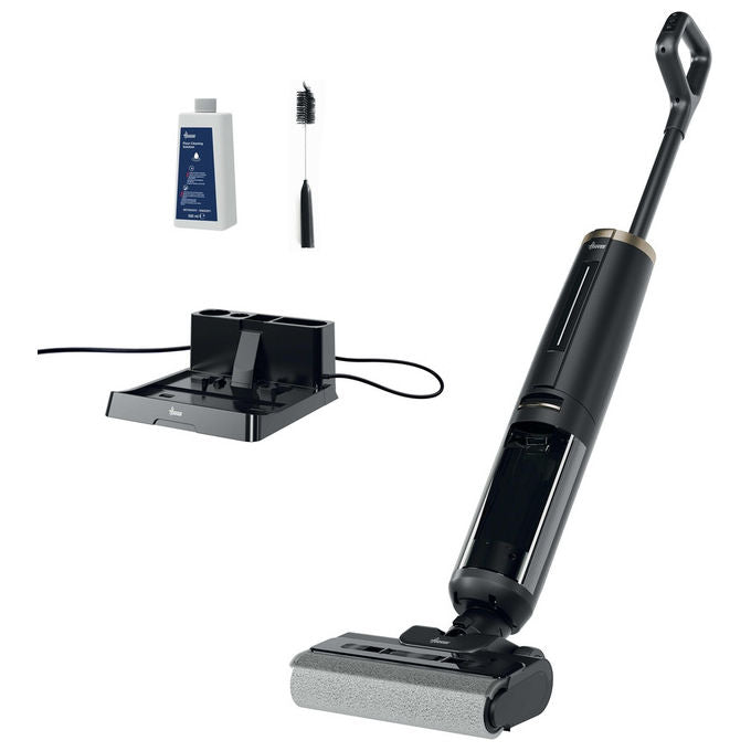 Hoover HW3P10, Aspirapolvere a Bastone 2 in 1, Senza Sacchetto, Batteria, Nero