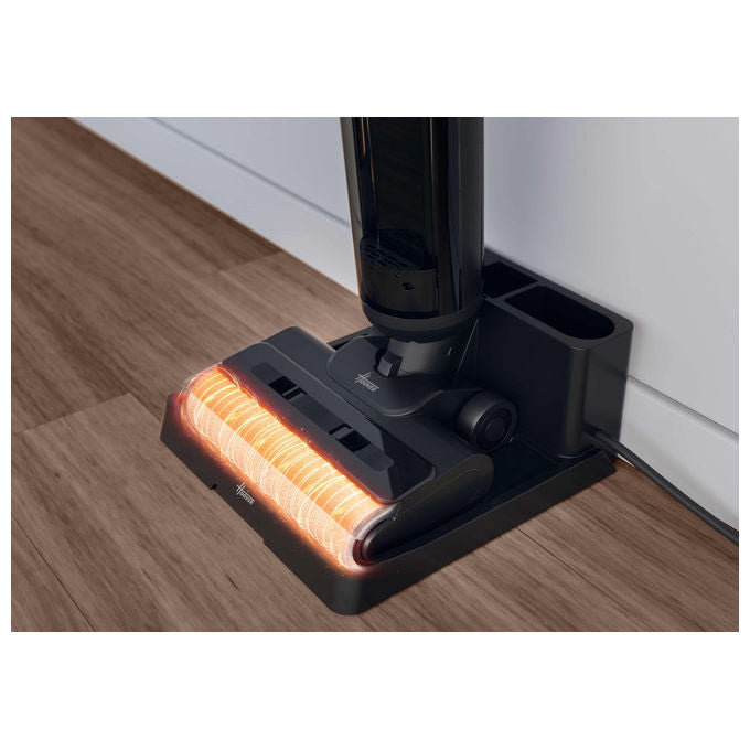 Hoover HW3P10, Aspirapolvere a Bastone 2 in 1, Senza Sacchetto, Batteria, Nero