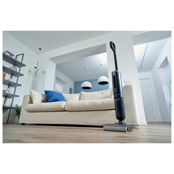Hoover HW3P10, Aspirapolvere a Bastone 2 in 1, Senza Sacchetto, Batteria, Nero