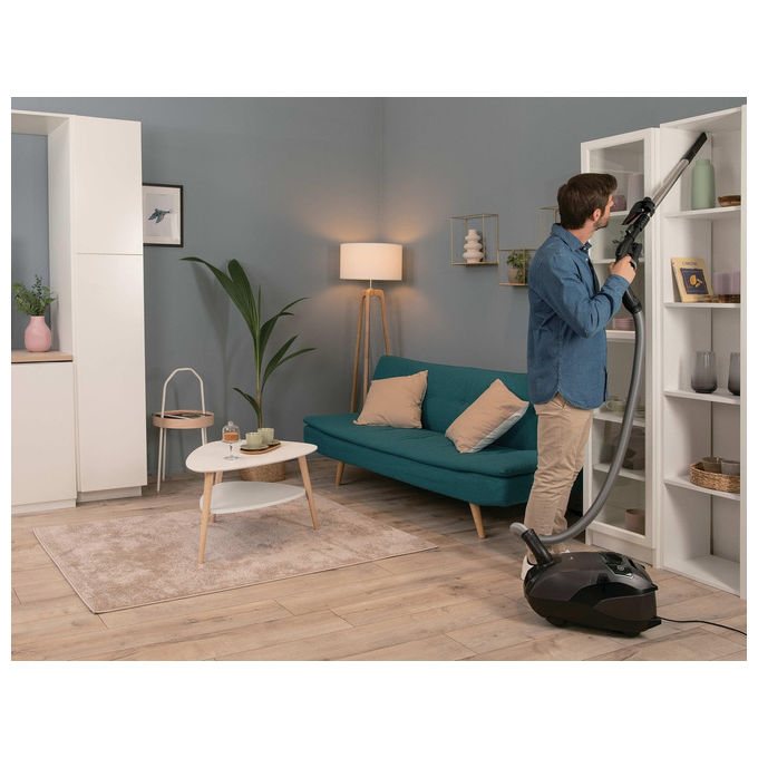 Hoover, Aspirapolvere a Traino, 6L, Nero, Silenzioso, HE721PAF 011