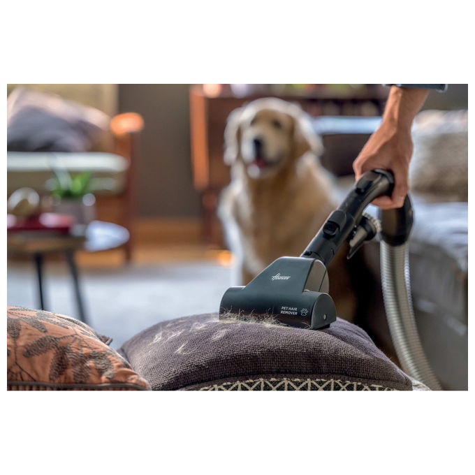 Hoover, Aspirapolvere a Traino, 6L, Nero, Silenzioso, HE721PAF 011