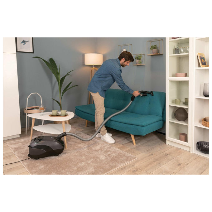 Hoover, Aspirapolvere a Traino, 6L, Nero, Silenzioso, HE721PAF 011
