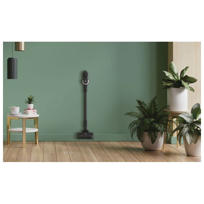 Hoover HF416BF 011, Scopa Elettrica Senza Fili, 240W, Senza Sacchetto, Nero, Rosa