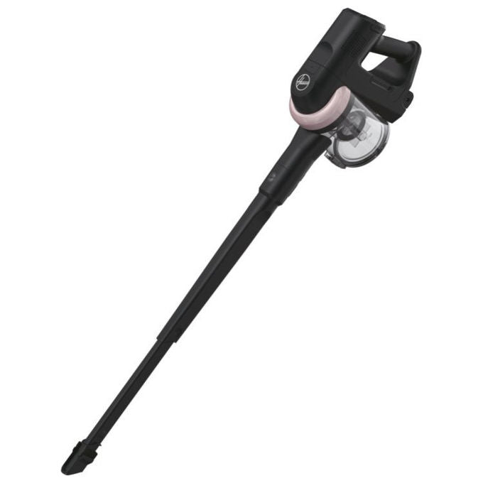 Hoover HF416BF 011, Scopa Elettrica Senza Fili, 240W, Senza Sacchetto, Nero, Rosa