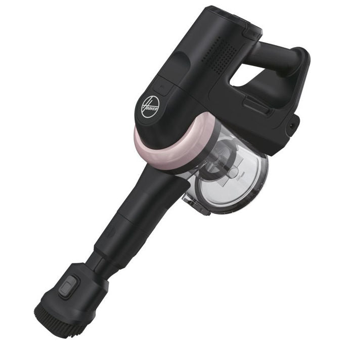 Hoover HF416BF 011, Scopa Elettrica Senza Fili, 240W, Senza Sacchetto, Nero, Rosa