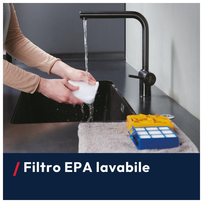 Hoover, Aspirapolvere a Traino con Sacco, 2.5L, Filtro EPA, HEZ107HM