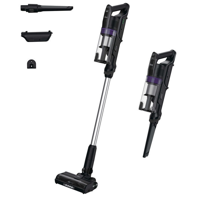 Hoover HF1 Plus, Aspirapolvere a Bastone 2 in 1, Senza Sacco, 165 W, Argento